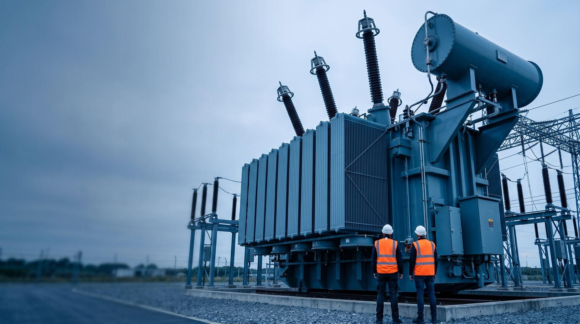 Anandita Solutions engineers at an EHV power transformer