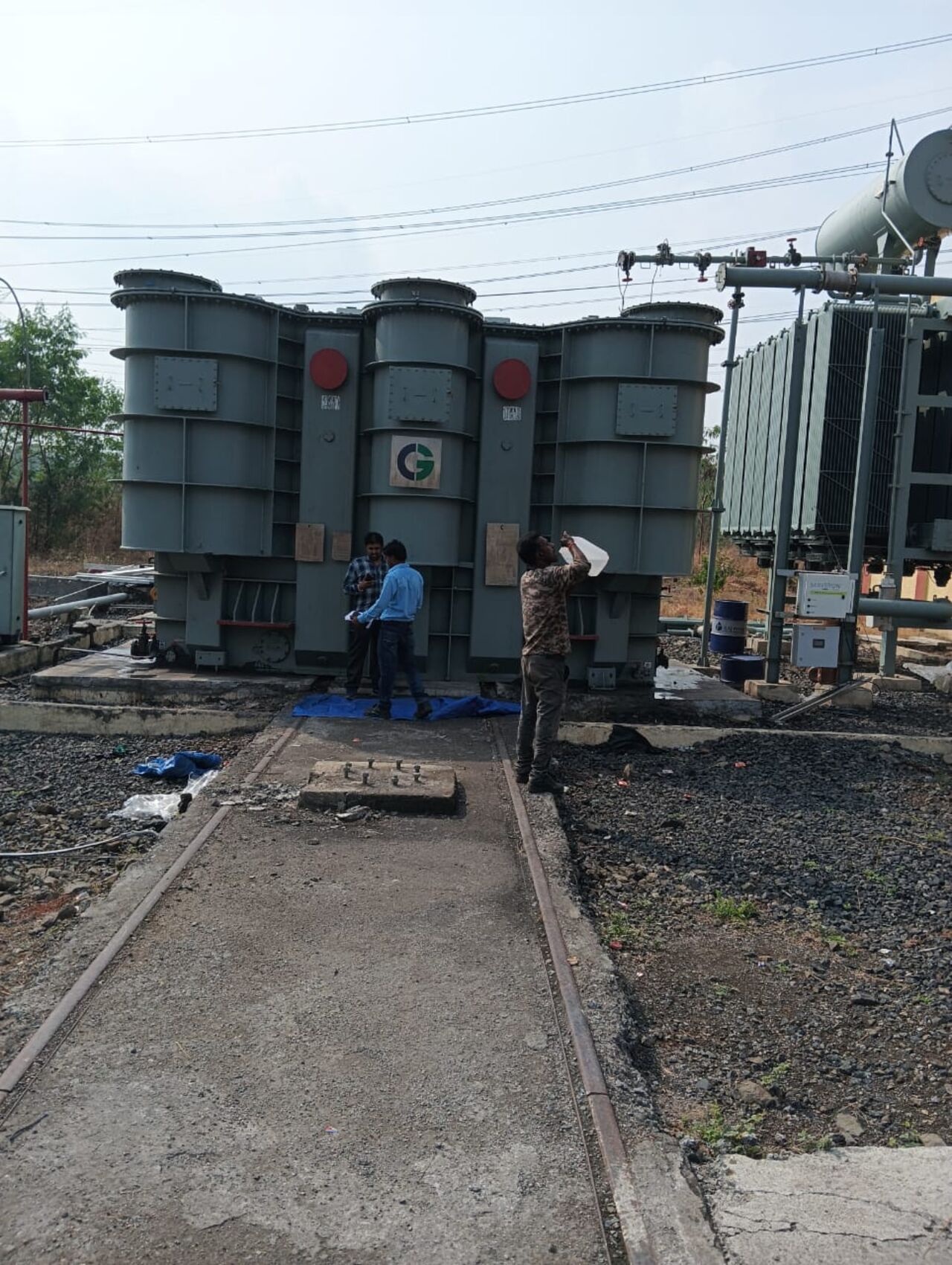 400 kV 80 MVAr reactor testing by Anandita Solutions