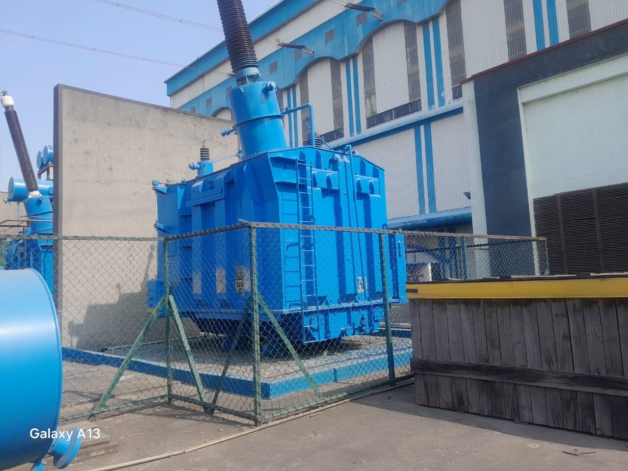 Generator transformer replacement work by Anandita Solutions for NTPC at Talcher